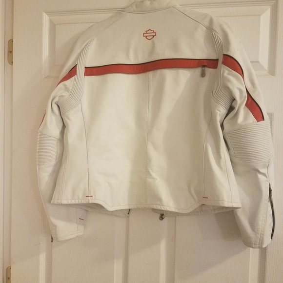 HarleyDavidson Jackets & Coats Harley Davidson White Leather